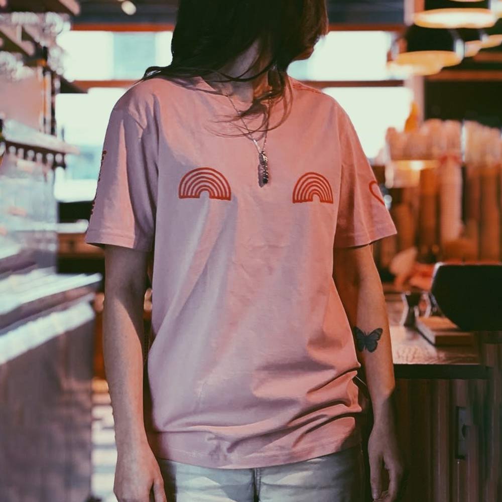 Lykke rosa bandet - Rainb00bies t-shirt