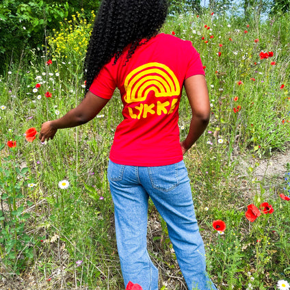Lykke Red Peace Cat T-shirt