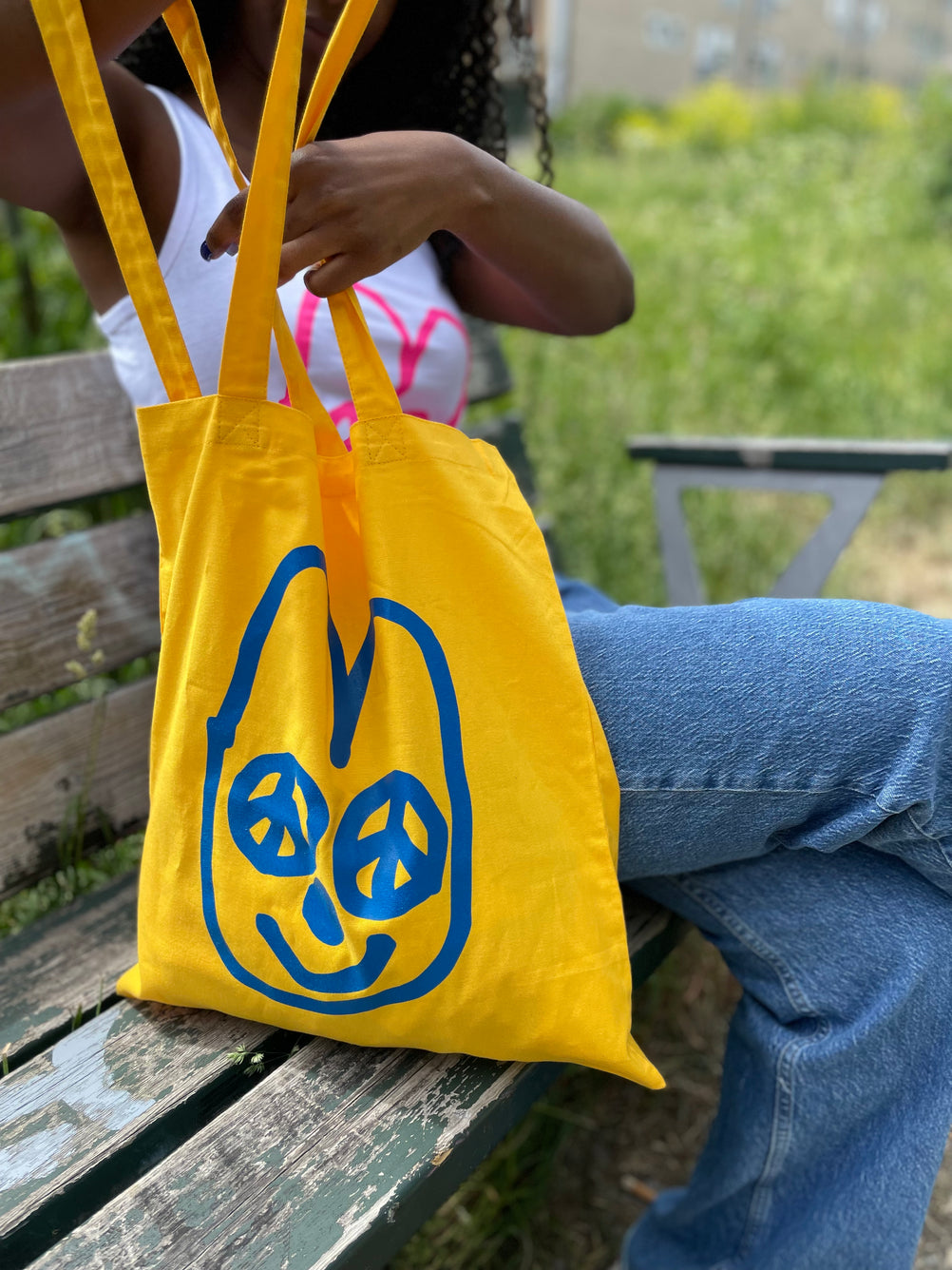Lykke Tote Peace Cat