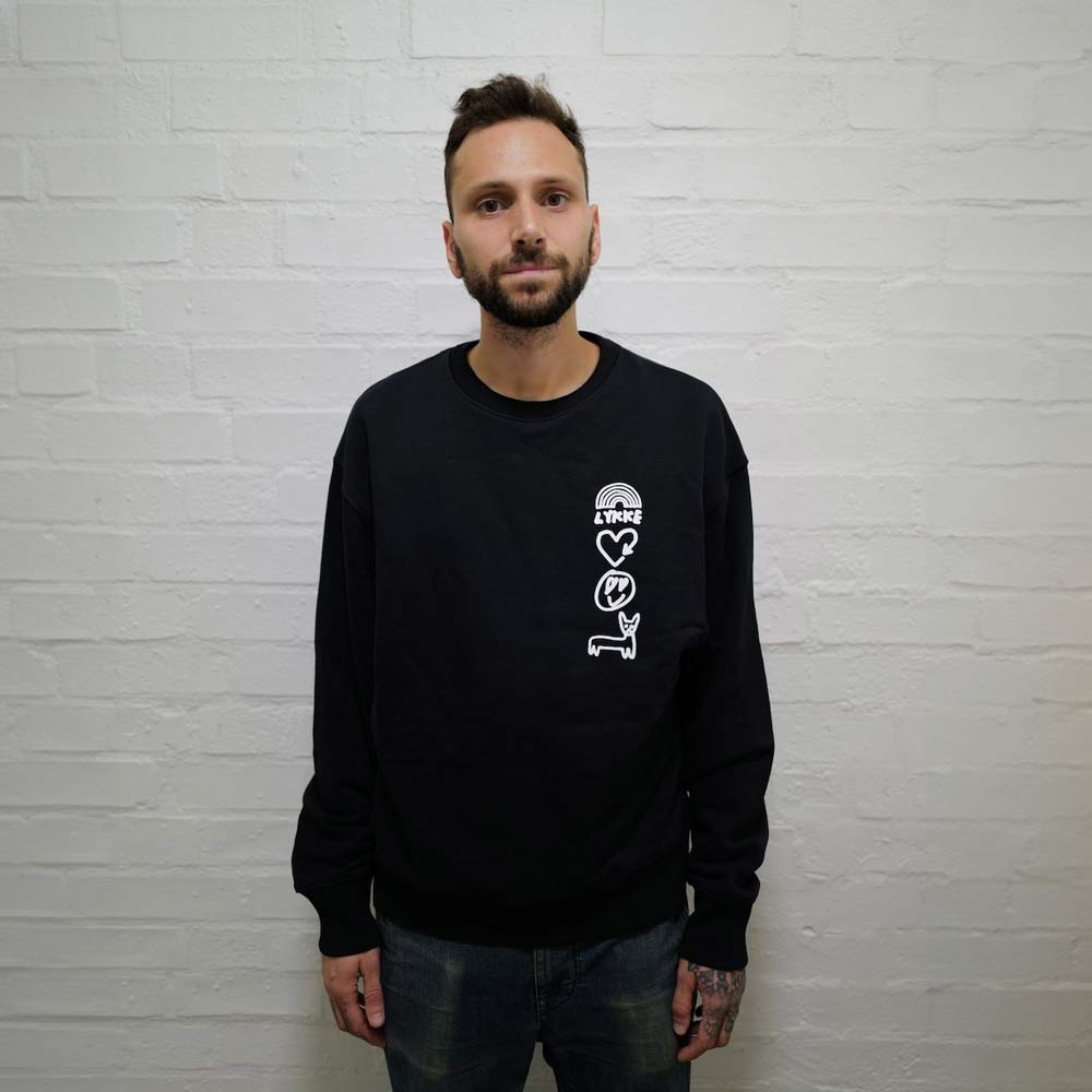 Black Crew neck - ICON - Lykke Kaffegårdar