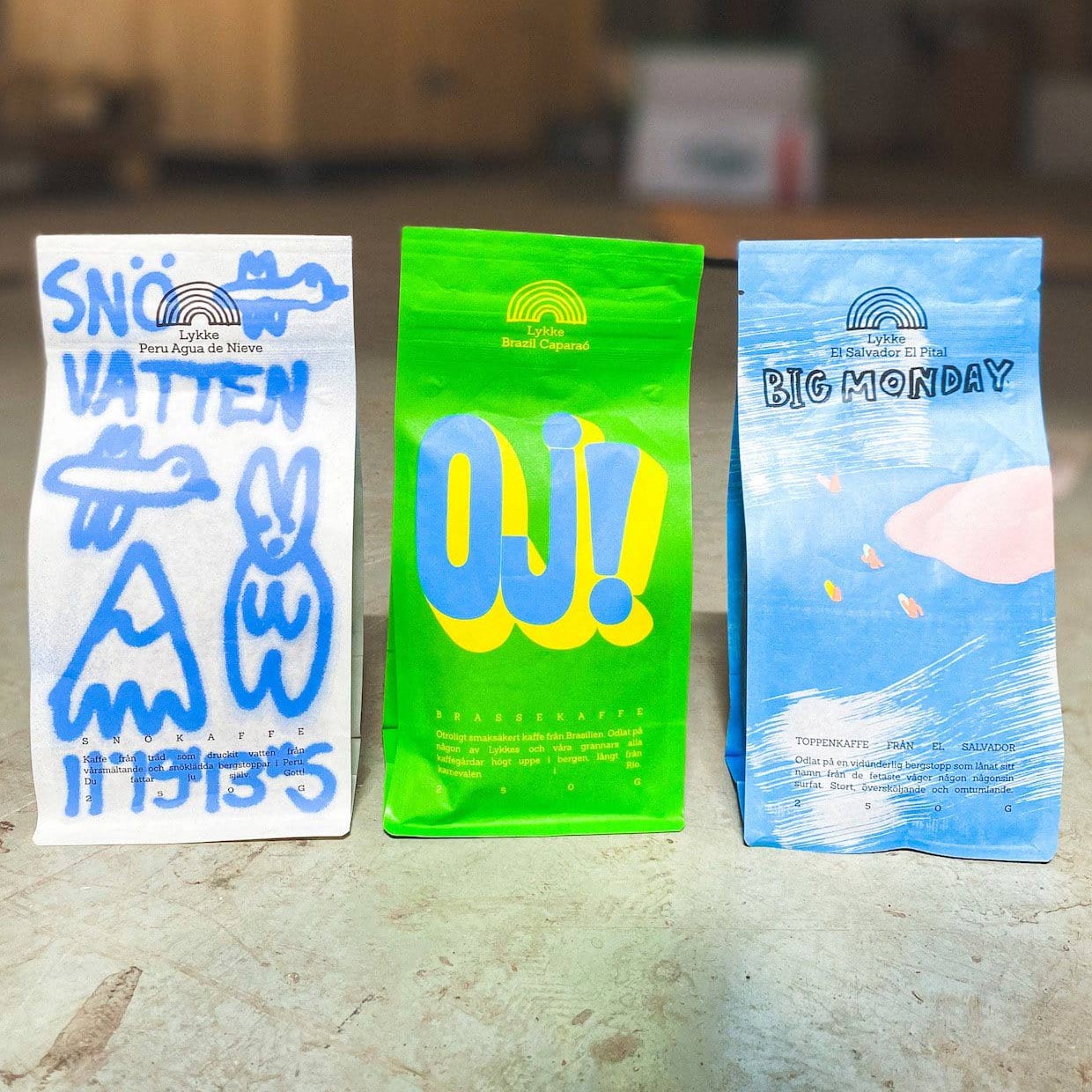 250g Coffee Bundle - Lykke Kaffegårdar
