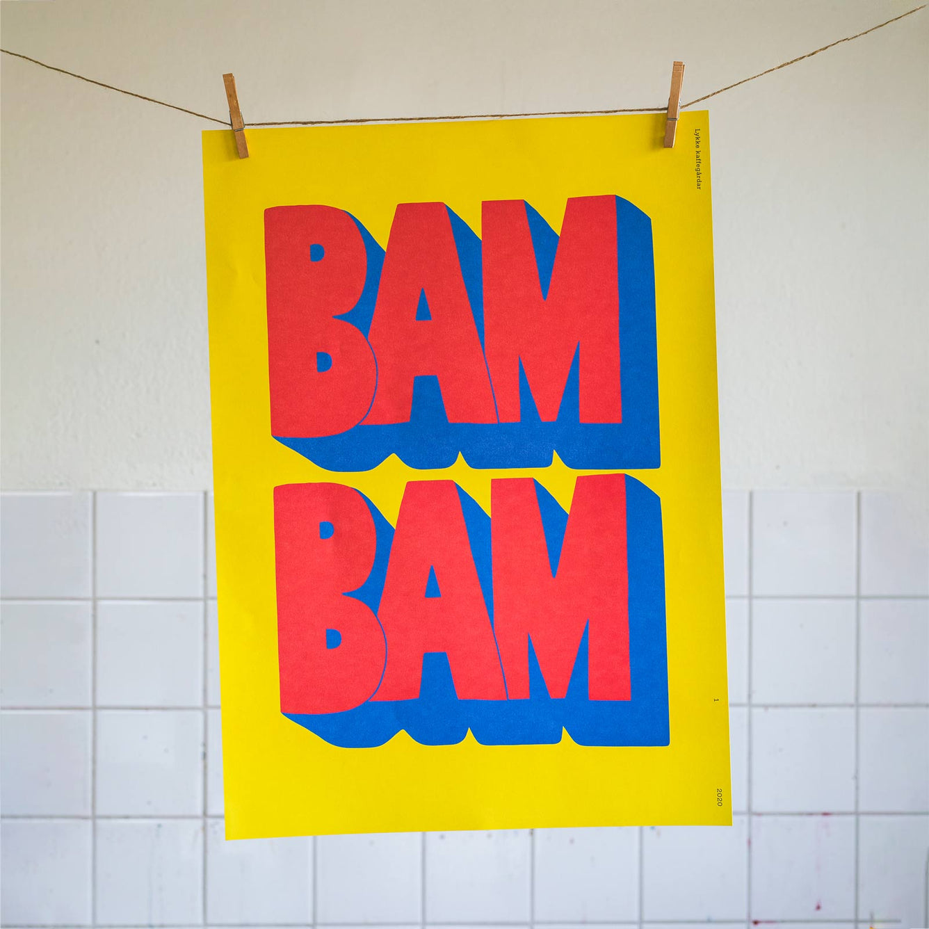 BAM BAM print - Lykke Kaffegårdar