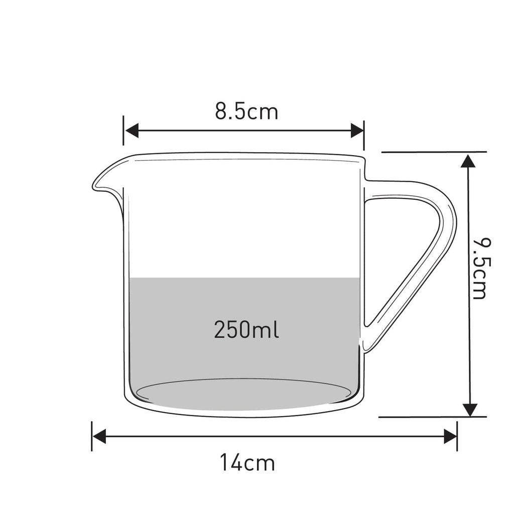 Loveramics straight glass server jug - Lykke Kaffegårdar