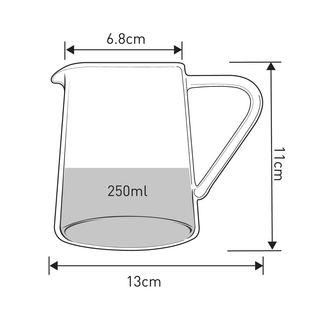 Loveramics tall glass server jug - Lykke Kaffegårdar