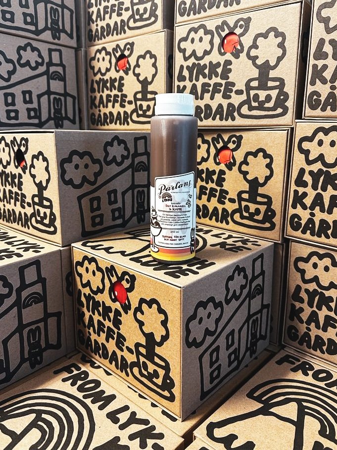 Lykke x Pärlans Konfektyr - Salted Caramel & Coffee sauce - Lykke Kaffegårdar