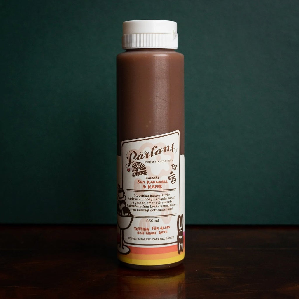 Lykke x Pärlans Konfektyr - Salted Caramel & Coffee sauce - Lykke Kaffegårdar