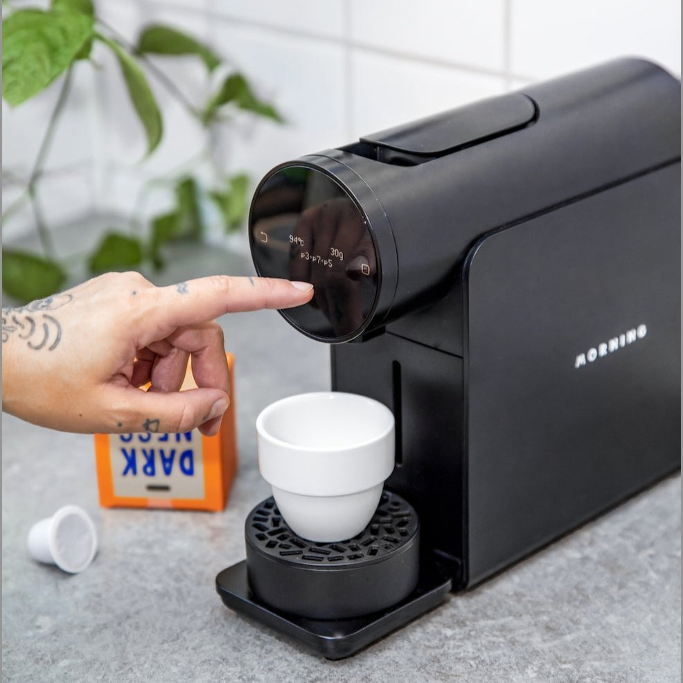 Morning Capsule Machine + 1 free box Lykke capsules - Lykke Kaffegårdar