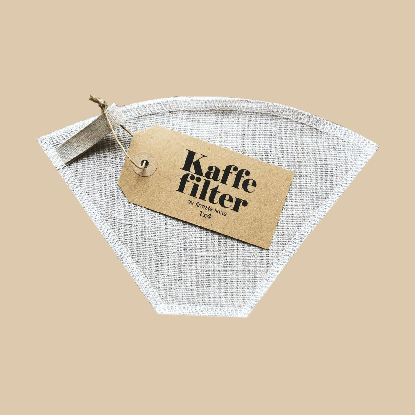 REUSABLE LINEN COFFEE FILTER